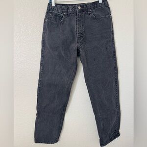 Levi's 505 Washed Black Denim Jeans